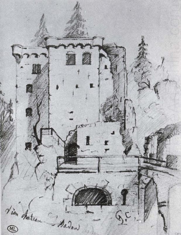 Castle, Gustave Courbet